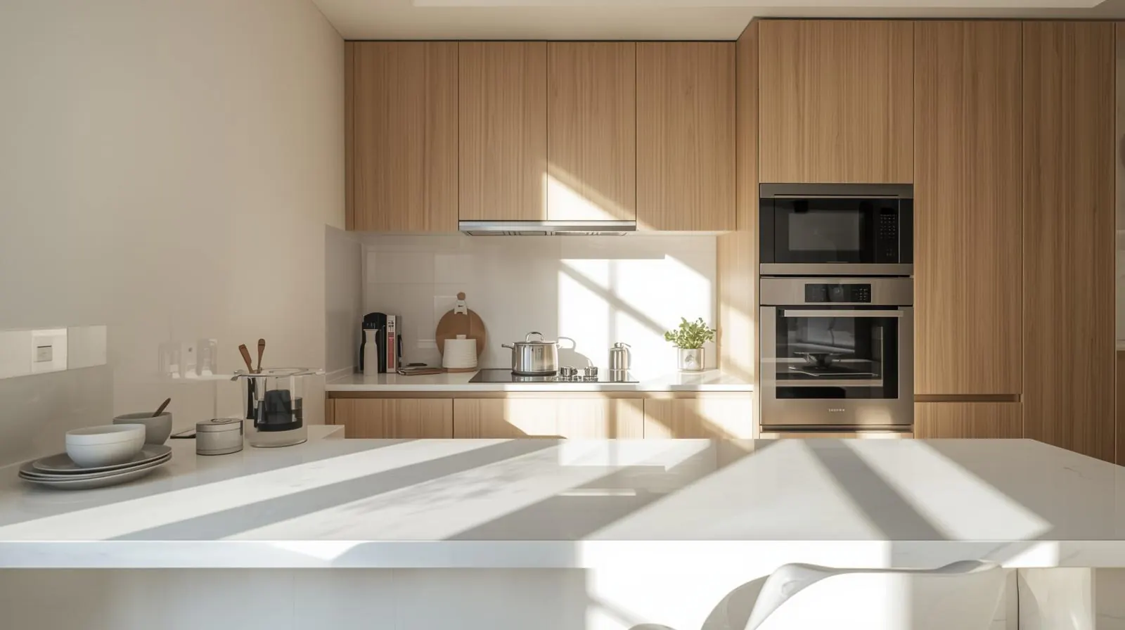 복층 구조가 보이는 깔끔한 실내